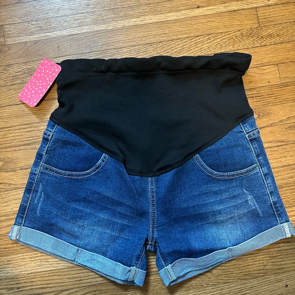 Maternity Denim Women's Shorts